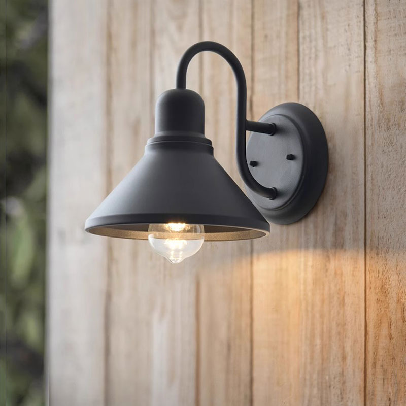 Outdoor Lighting Amazon - โคมไฟติดผนังภายนอก กันน้ำ สไตล์อเมริกัน อุตสาหกรรม สำหรับลานบ้าน ระเบียง