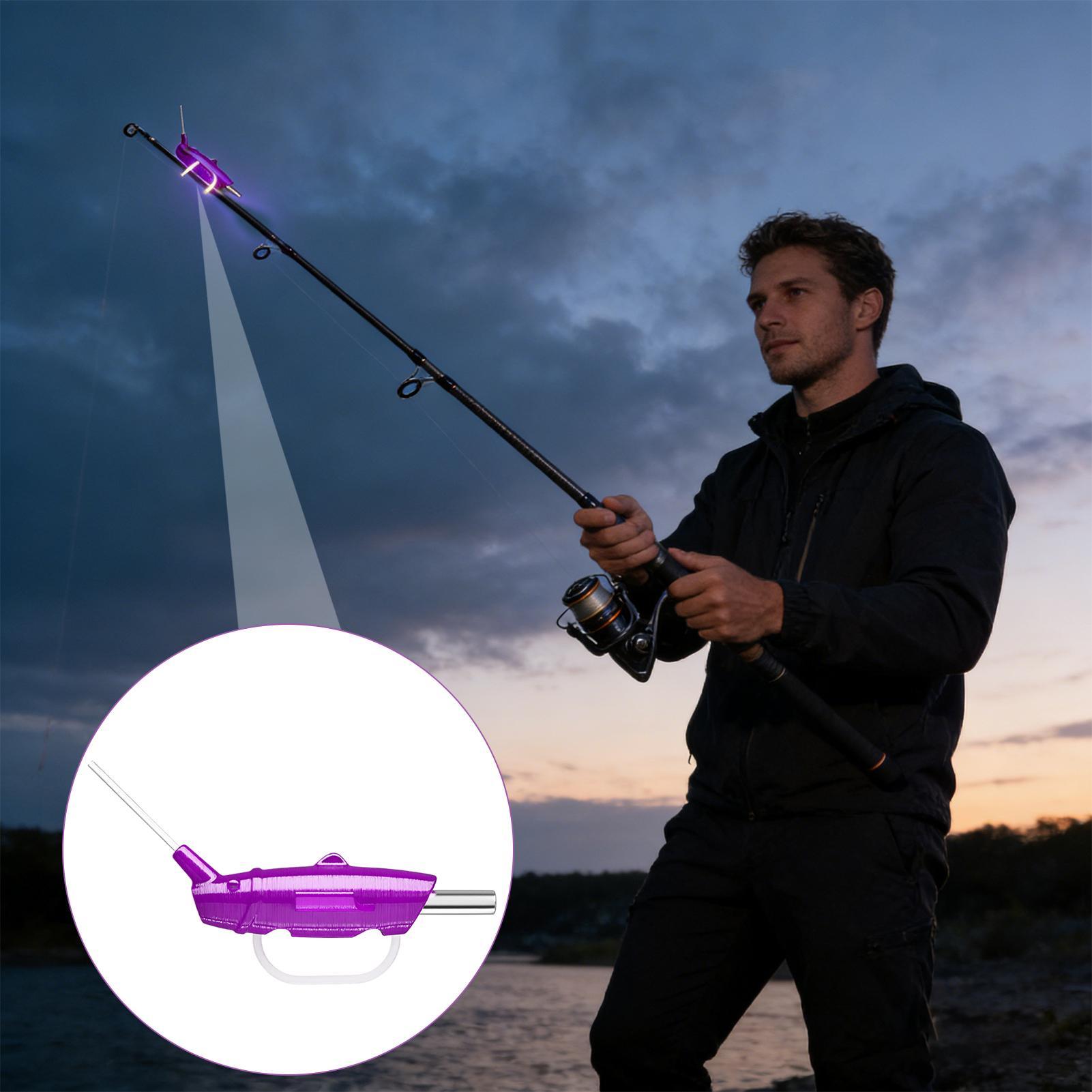 Outdoor Lighting Poles - ไฟเตือนตกปลาแบบ LED สำหรับคันเบ็ด ไฟแจ้งเตือนการตกปลา สำหรับนักตกปลา ชาวประมง