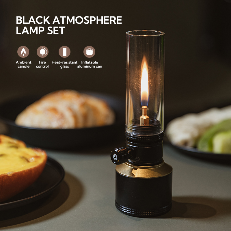 Outdoor Lighting Kits - ชุดไฟเทียนบรรยากาศ CAMPINGMOON พร้อมกระป๋องอลูมิเนียมเป่าลม แคมป์ปิ้งกลางแจ้งและไฟบรรยากาศบาร์บีคิว
