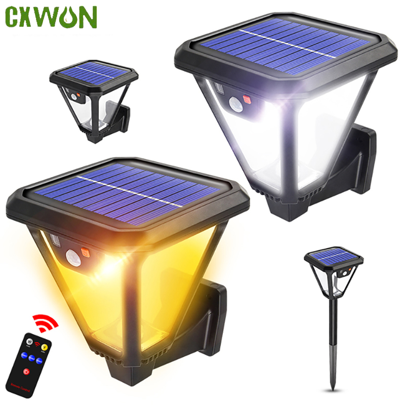 Outdoor Lighting Install - โคมไฟติดผนังพลังงานแสงอาทิตย์ กันน้ำ สำหรับภายนอกบ้าน ลานบ้าน ระเบียง ติดตั้งง่าย