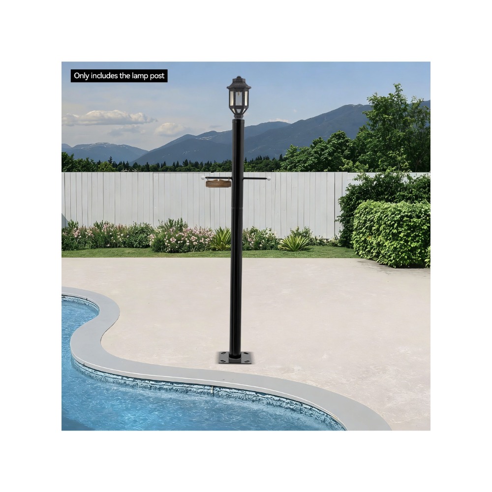 Outdoor Lighting Poles - เสาไฟถนนแบบแยกส่วน 2.5 ม. - สีเคลือบกันสนิม/สภาพอากาศ ทนทาน