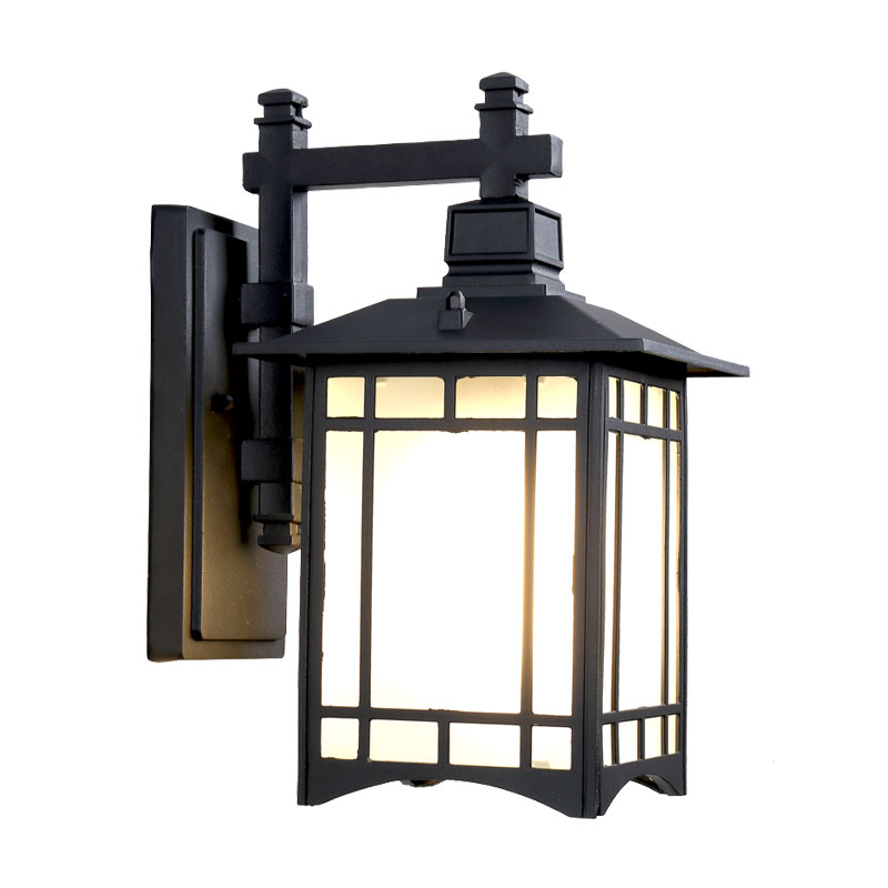 Outdoor Lighting Amazon - โคมไฟติดผนังสไตล์มินิมอลสมัยใหม่ กันน้ำ สำหรับภายนอกอาคาร สไตล์ยุโรป เหมาะสำหรับลานบ้าน ระเบียง
