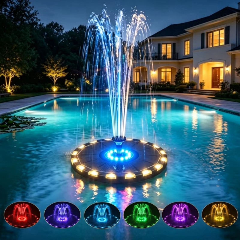 Outdoor Lighting Kits - ชุดปั๊มน้ำพุพลังงานแสงอาทิตย์ AAAN 3.5W สำหรับสวนกลางแจ้ง บ่อในร่ม น้ำพุพลังงานแสงอาทิตย์
