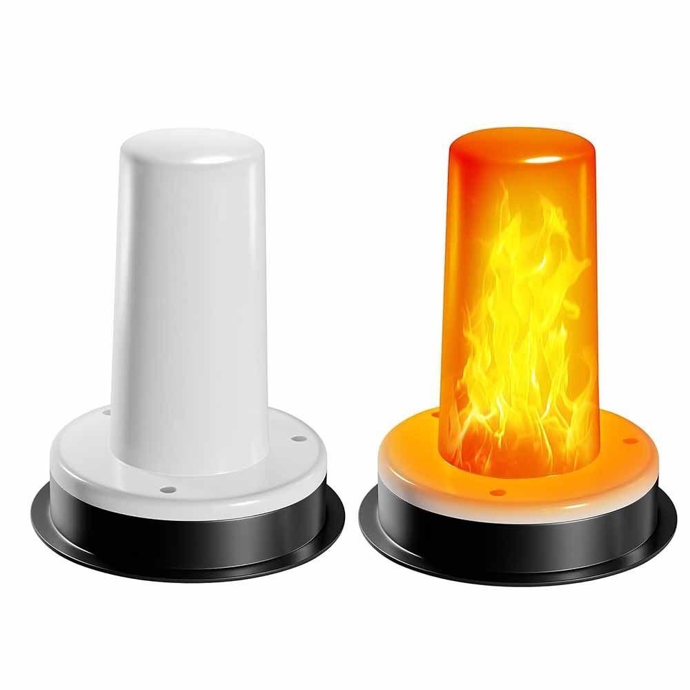 Fire Torch Solar - ไฟฉายเปลวไฟเสมือนจริง พลังงานแสงอาทิตย์ เปิด/ปิดอัตโนมัติด้วยเซ็นเซอร์ โคมไฟพลังงานแสงอาทิตย์แบบตั้งโต๊ะ เปลวไฟกระพริบ กันน้ำระดับ