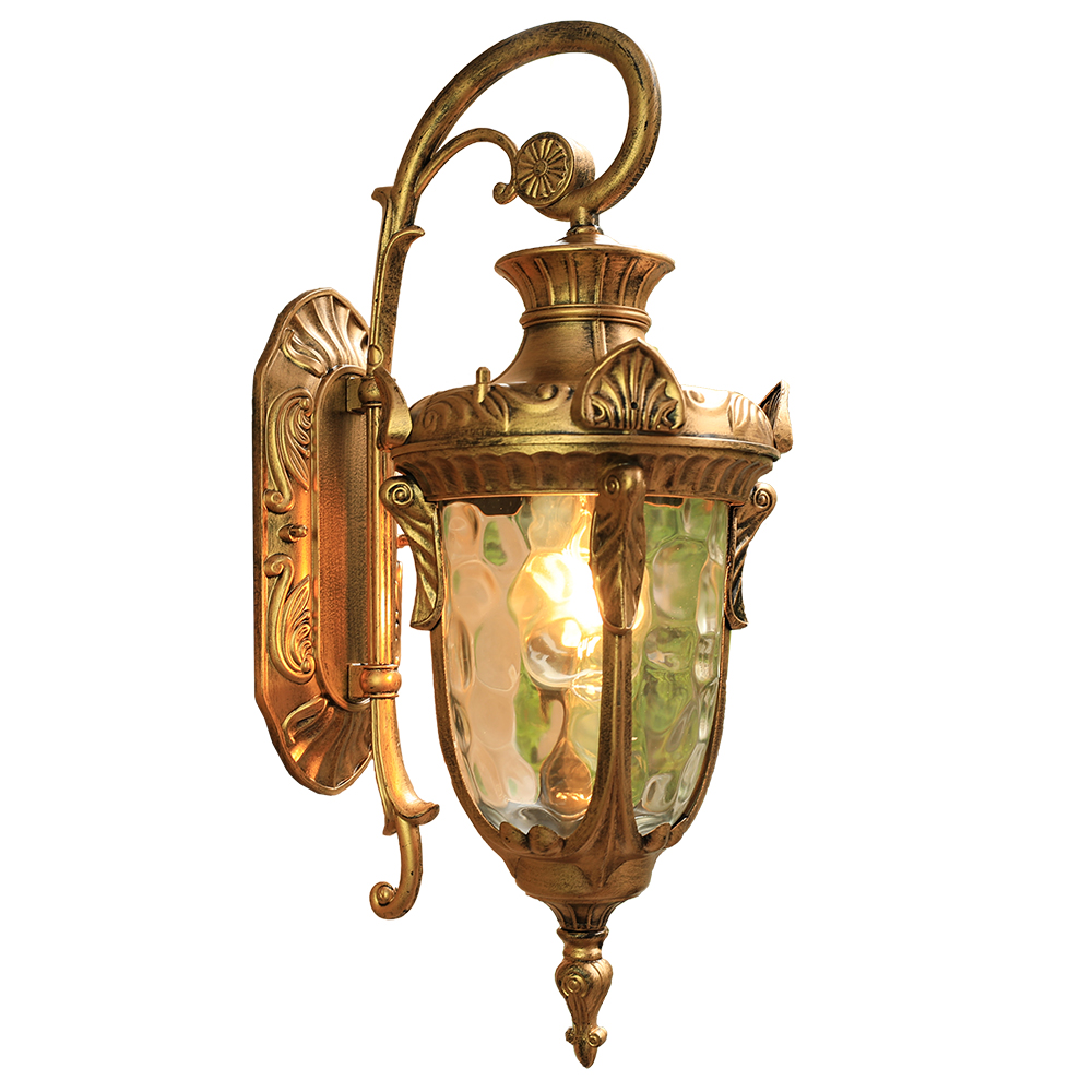 Outdoor Lighting Amazon - ยุโรปกลางแจ้งโคมไฟติดผนังสไตล์ Retro Retro ด้านนอกกันน้ำ O สวนไฟ