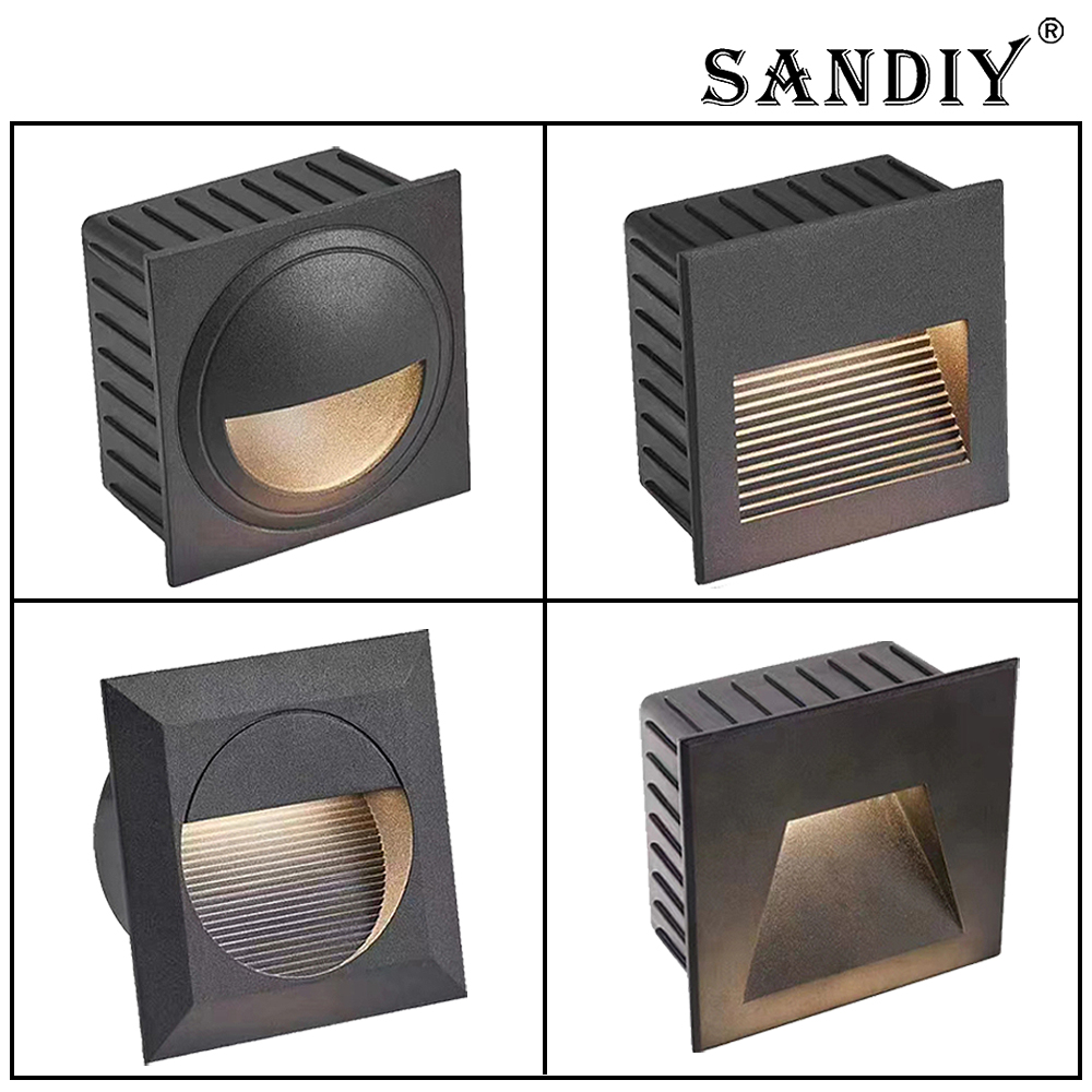 โคมไฟติดผนังภายนอกแบบฝัง SANDI - Outdoor Lighting Amazon บทวิจารณ์และราคา