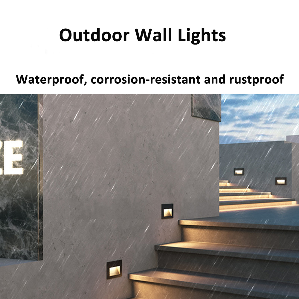 โคมไฟติดผนังภายนอกแบบฝัง SANDI - Outdoor Lighting Amazon บทวิจารณ์และราคา