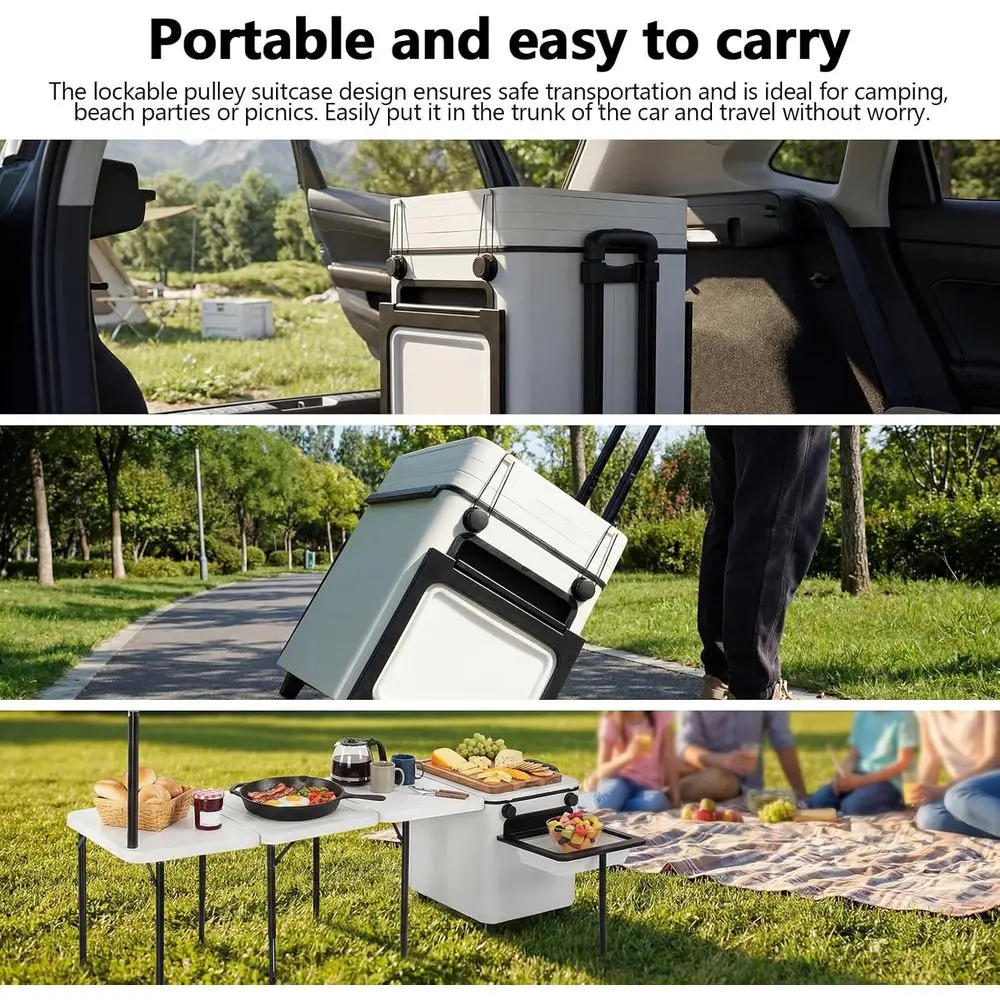 สถานีครัวพับได้แบบพกพาพร้อมล้อ - Outdoor Lighting Poles บทวิจารณ์และราคา