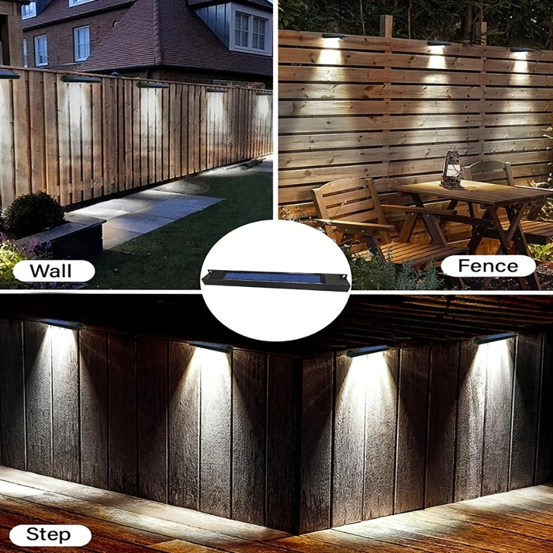 1/2/4 ชิ้นไฟป้ายพลังงานแสงอาทิ - Solar Wall Sconce บทวิจารณ์และราคา