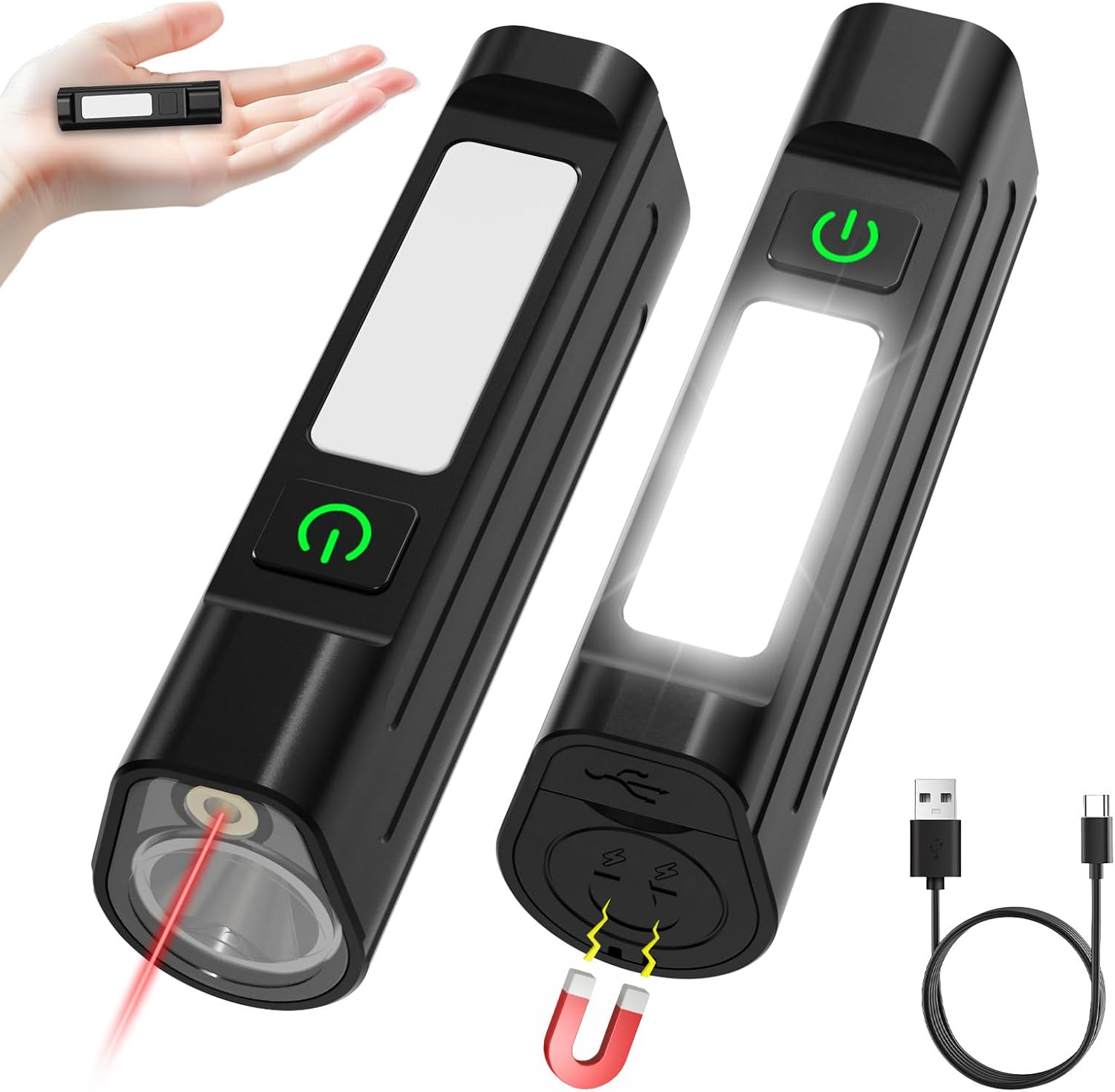 ไฟฉาย LED แบบพกพา กันน้ำ ไฟเตื - Outdoor Lighting Fixtures บทวิจารณ์และราคา