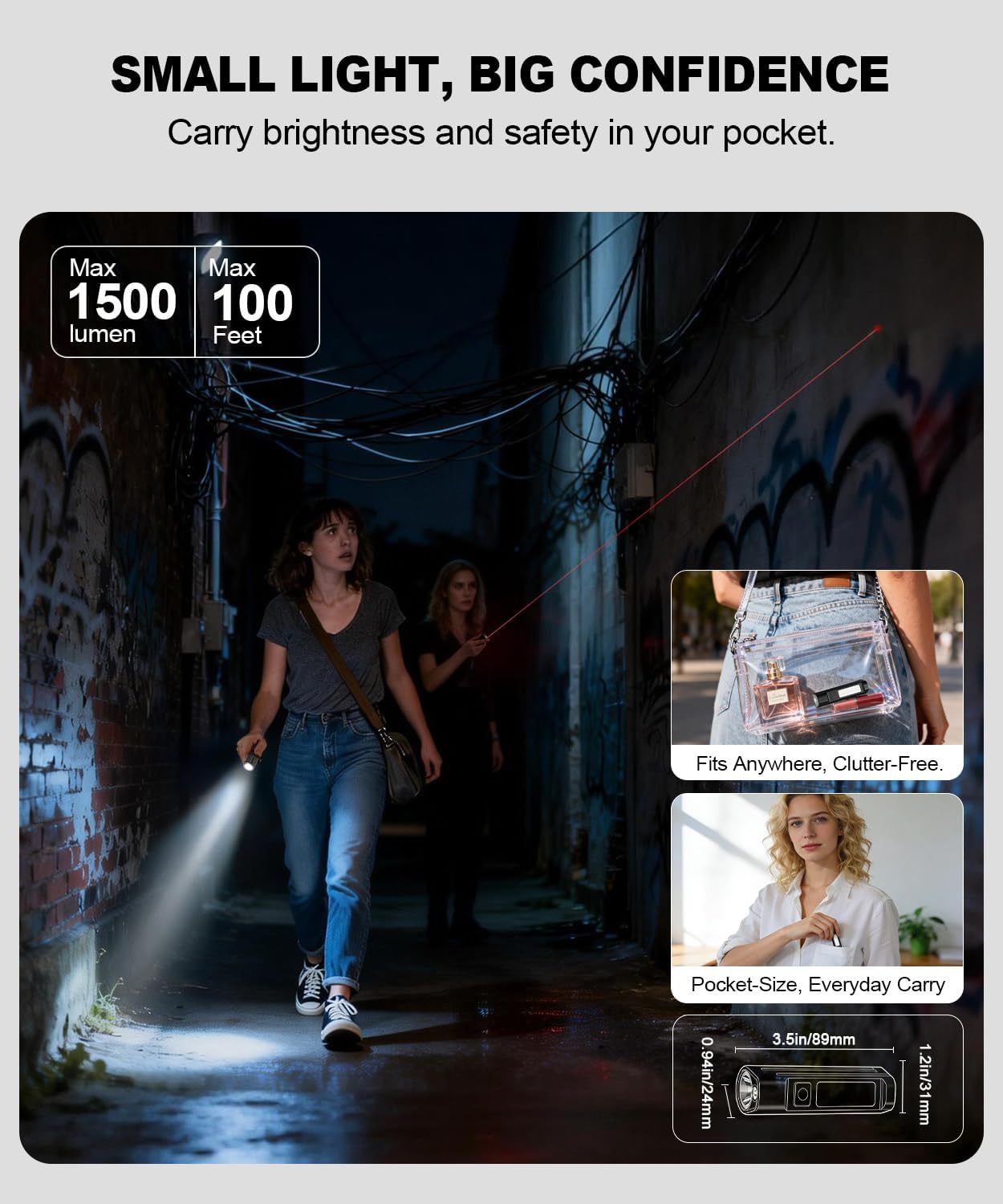 ไฟฉาย LED แบบพกพา กันน้ำ ไฟเตื - Outdoor Lighting Fixtures บทวิจารณ์และราคา