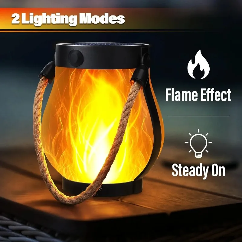โคมไฟเชือกแบบโหลแก้วลายเปลวไฟพ - Fire Torch Solar บทวิจารณ์และราคา