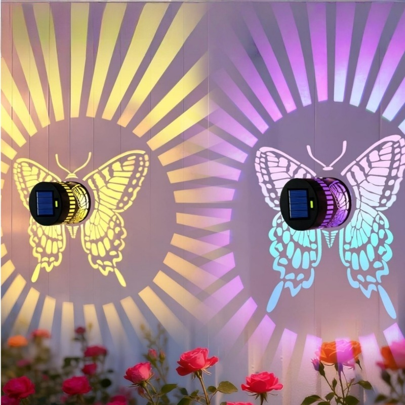 ไฟตกแต่งรูปผีเสื้อพลังงานแสงอา - Solar Wall Sconce บทวิจารณ์และราคา