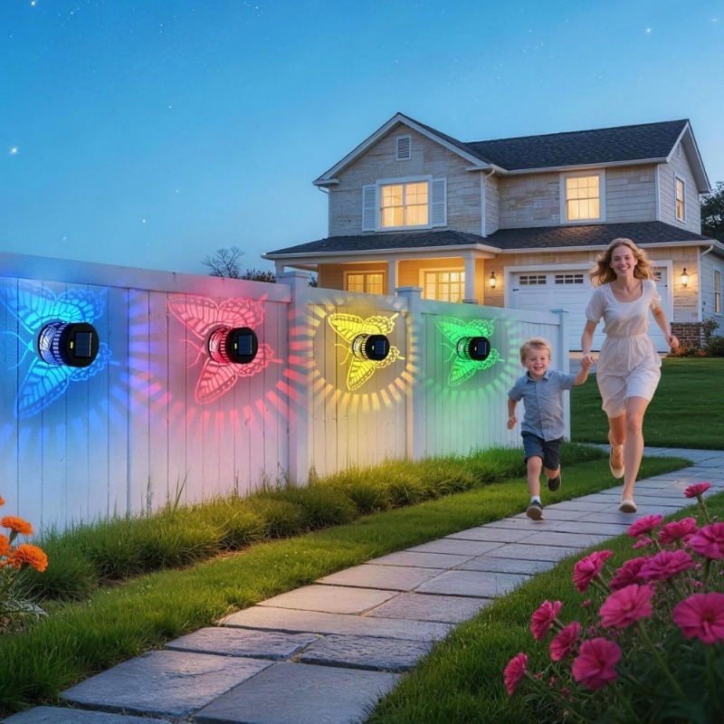 ไฟตกแต่งรูปผีเสื้อพลังงานแสงอา - Solar Wall Sconce บทวิจารณ์และราคา
