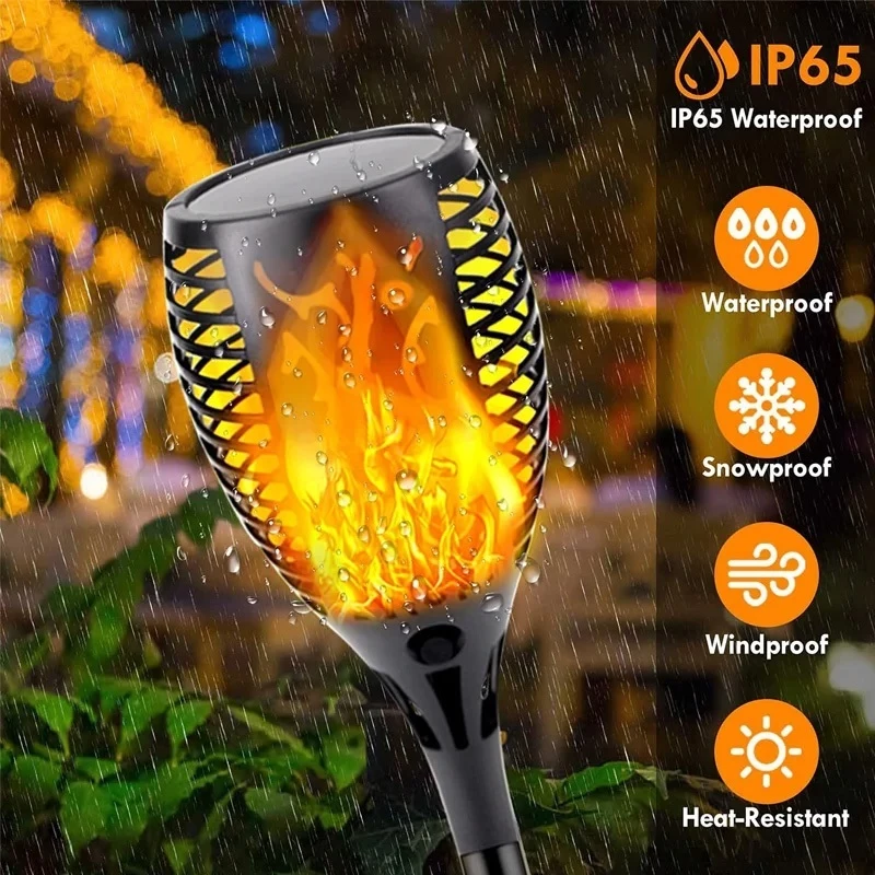 ไฟฉาย LED พลังงานแสงอาทิตย์แบบ - Fire Torch Solar บทวิจารณ์และราคา