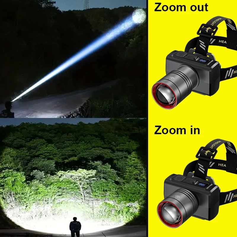 ไฟฉายคาดศีรษะแบบชาร์จไฟได้ LED - Outdoor Lighting With Sensor บทวิจารณ์และราคา