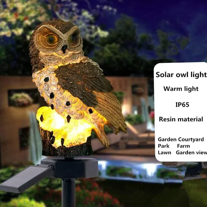โคมไฟนกฮูกพลังงานแสงอาทิตย์สำห - Outdoor Lighting Traditional บทวิจารณ์และราคา