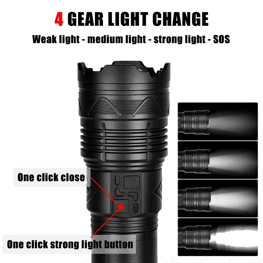 99000000LM ไฟฉาย LED สว่างเป็น - Outdoor Lighting Fixtures บทวิจารณ์และราคา