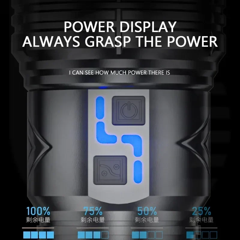 99000000LM ไฟฉาย LED สว่างเป็น - Outdoor Lighting Fixtures บทวิจารณ์และราคา