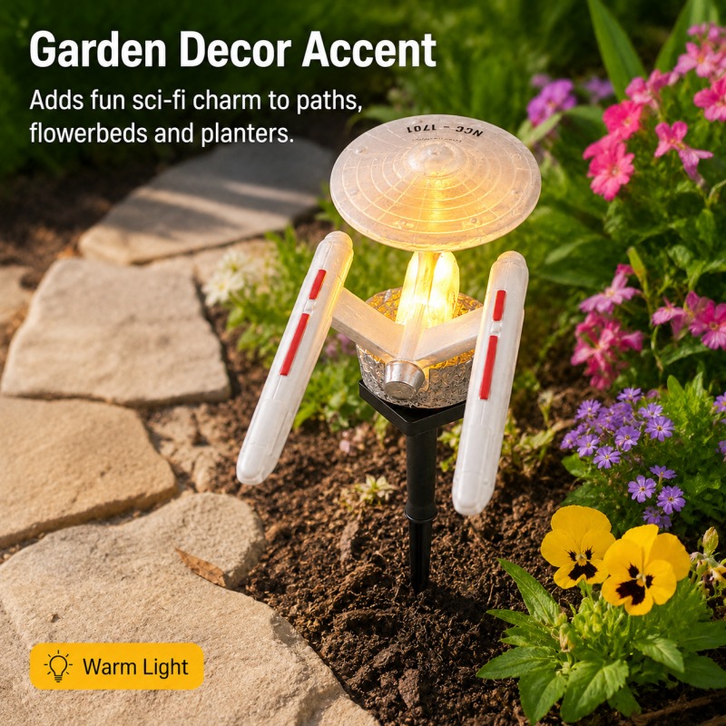 ไฟประดับสวนรูปยานอวกาศ Star Tr - Outdoor Lighting Traditional บทวิจารณ์และราคา