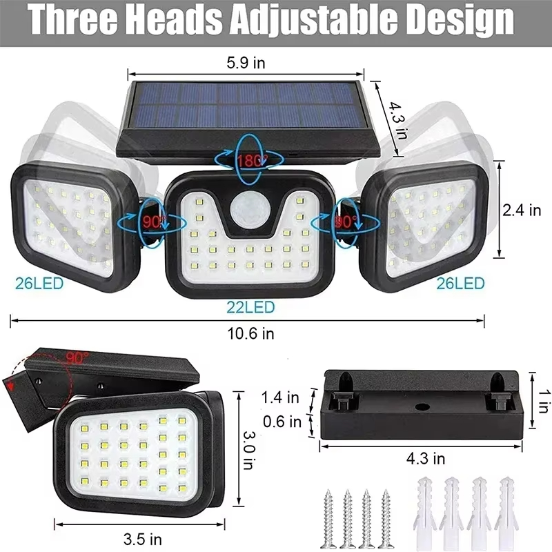 ไฟ LED พลังงานแสงอาทิตย์กลางแจ - Solar Wall Sconce บทวิจารณ์และราคา