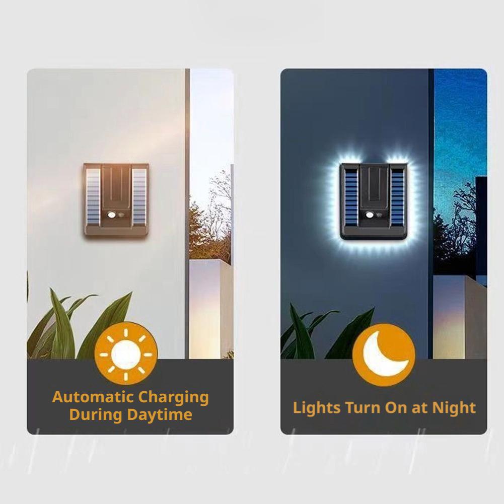 ไฟ LED พับได้ 120 °   ไฟพลังงา - Outdoor Lighting With Sensor บทวิจารณ์และราคา
