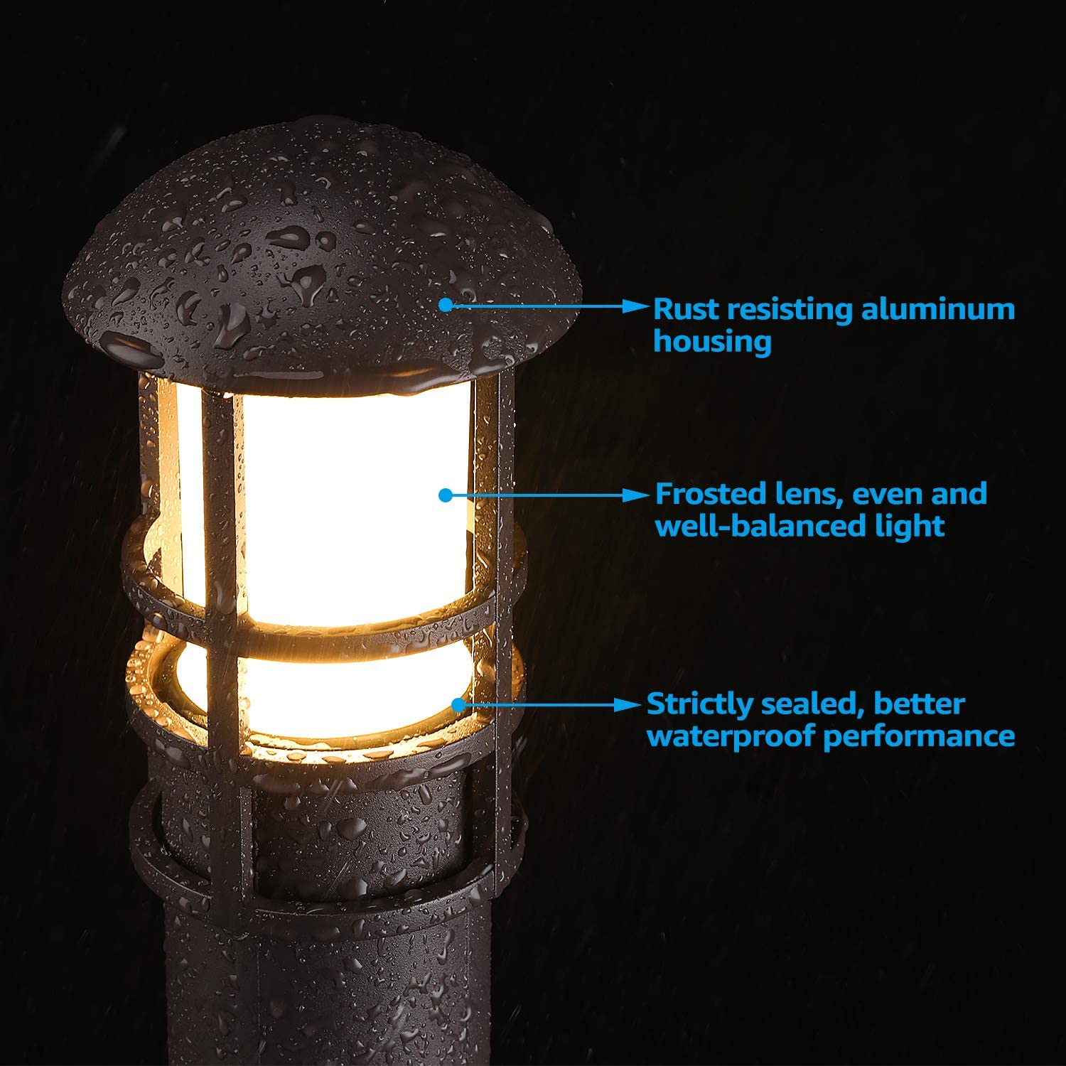 8Pcs LED กลางแจ้งสวนไฟสนามหญ้า - Outdoor Lighting Install บทวิจารณ์และราคา