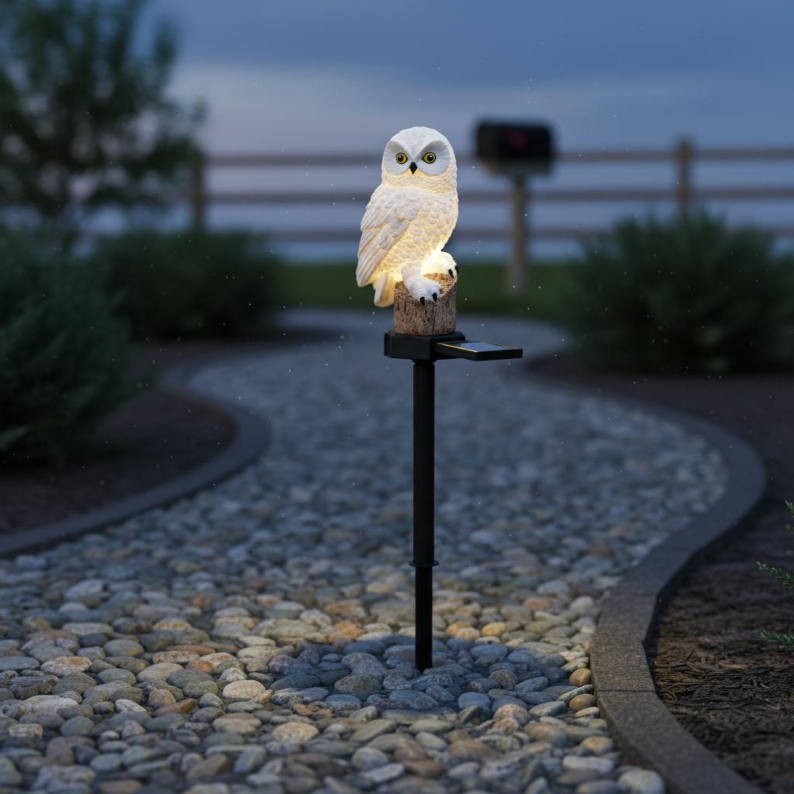 ไฟรูปนกฮูกพลังงานแสงอาทิตย์ ไฟ - Outdoor Lighting Install บทวิจารณ์และราคา