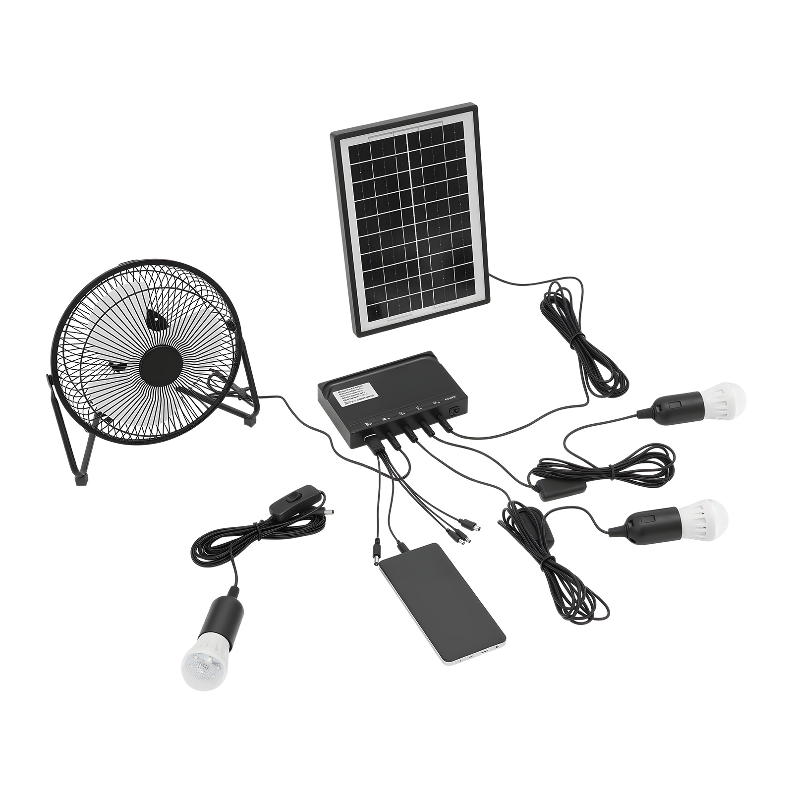 ชุดพัดลมและโคมไฟพลังงานแสงอาทิ - Outdoor Lighting Ground บทวิจารณ์และราคา