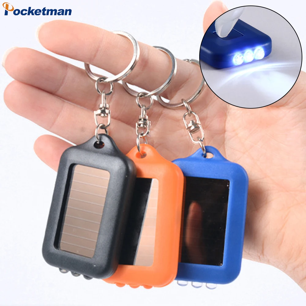 พวงกุญแจ LED แบบพกพาไฟฉายพลังแ - Fire Torch Solar บทวิจารณ์และราคา