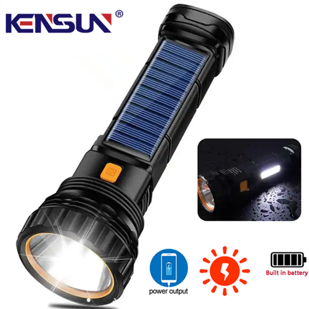 ไฟฉาย LED พลังงานแสงอาทิตย์มัล - Fire Torch Solar บทวิจารณ์และราคา