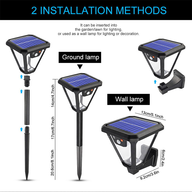 โคมไฟติดผนังพลังงานแสงอาทิตย์  - Outdoor Lighting Install บทวิจารณ์และราคา