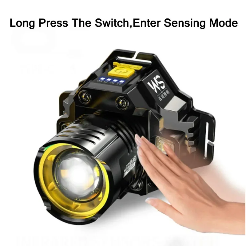 ไฟฉายคาดศีรษะ LED แบบชาร์จไฟได - Outdoor Lighting With Sensor บทวิจารณ์และราคา