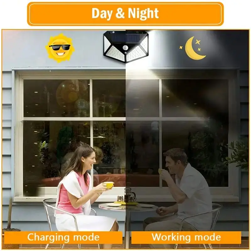 ไฟสวนโซลาร์เซลล์ 100LED สำหรับ - Outdoor Lighting With Sensor บทวิจารณ์และราคา