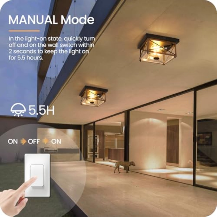 โคมไฟเพดานภายนอกพร้อมเซ็นเซอร์ - Outdoor Lighting With Sensor บทวิจารณ์และราคา