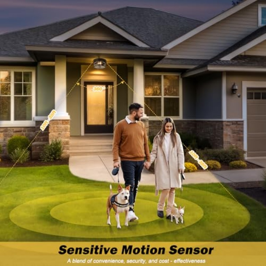 ไฟเพดานกลางแจ้งแบบมีเซ็นเซอร์ต - Outdoor Lighting With Sensor บทวิจารณ์และราคา