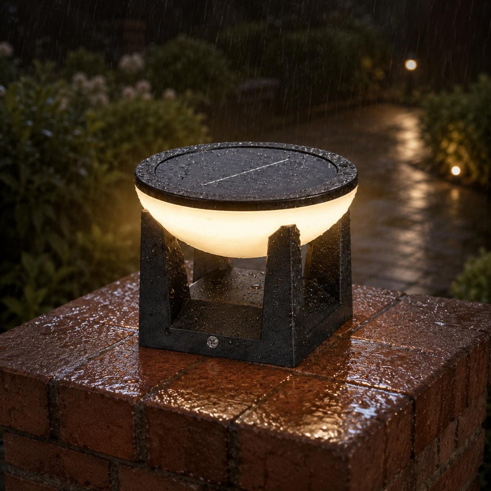 ไฟเสาโซลาร์เซลล์ ติดตั้งง่าย ไ - Outdoor Lighting Traditional บทวิจารณ์และราคา