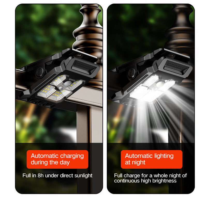 โคมไฟหนีบโซลาร์เซลล์อัจฉริยะรุ - Solar Wall Sconce บทวิจารณ์และราคา