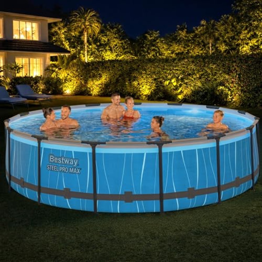 สระว่ายน้ำทรงกลมแบบตั้งพื้น ขน - Outdoor Lighting Ground บทวิจารณ์และราคา