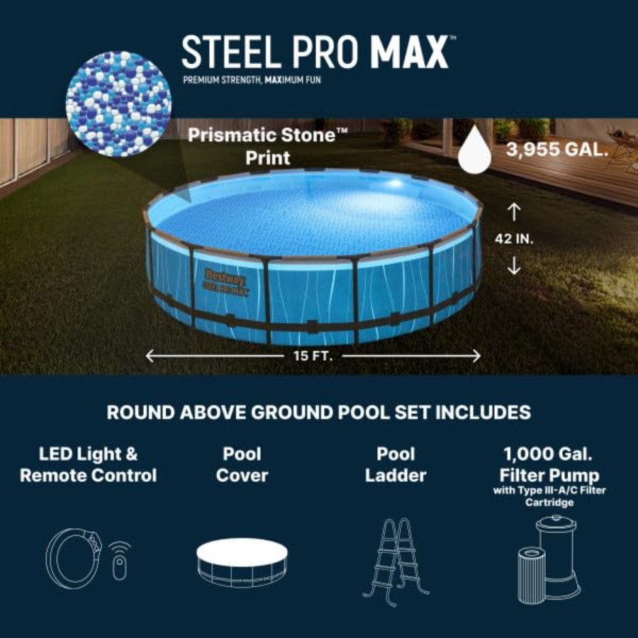 สระว่ายน้ำทรงกลมแบบตั้งพื้น ขน - Outdoor Lighting Ground บทวิจารณ์และราคา