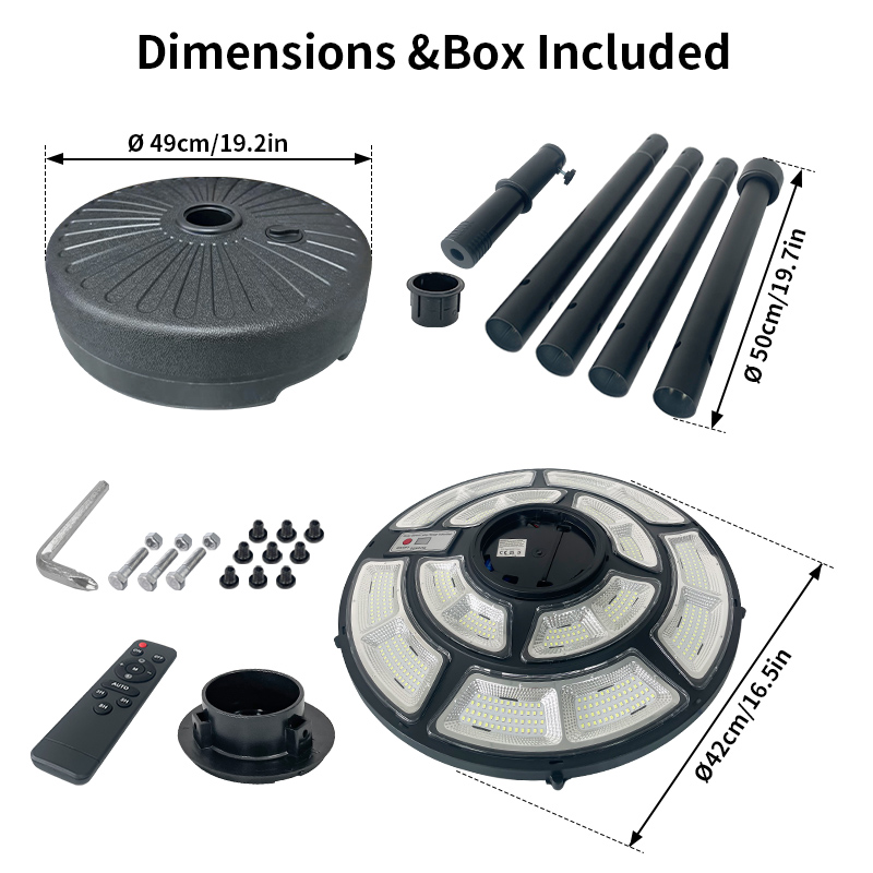 ไฟสวนเคลื่อนที่พลังงานแสงอาทิต - Outdoor Lighting Install บทวิจารณ์และราคา