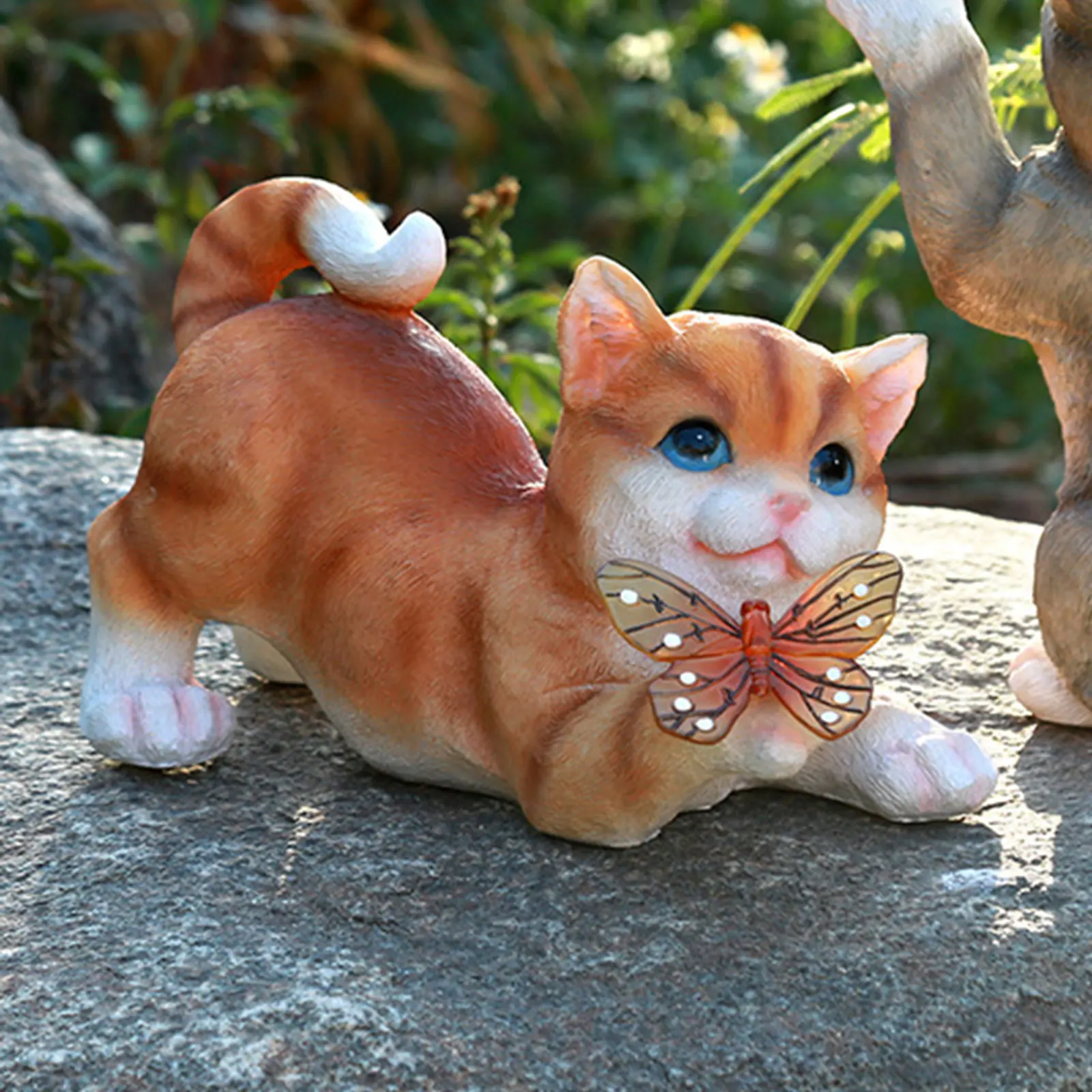กลางแจ้งแมวประติมากรรมFigurine - Outdoor Lighting Traditional บทวิจารณ์และราคา