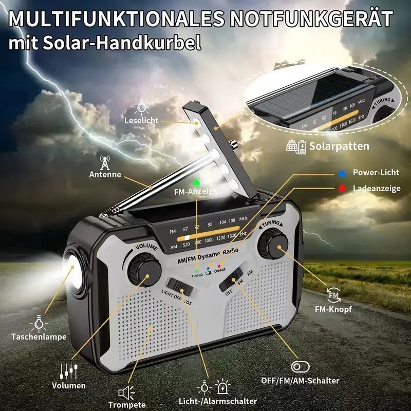 วิทยุพลังงานแสงอาทิตย์, AM/FM  - Fire Torch Solar บทวิจารณ์และราคา