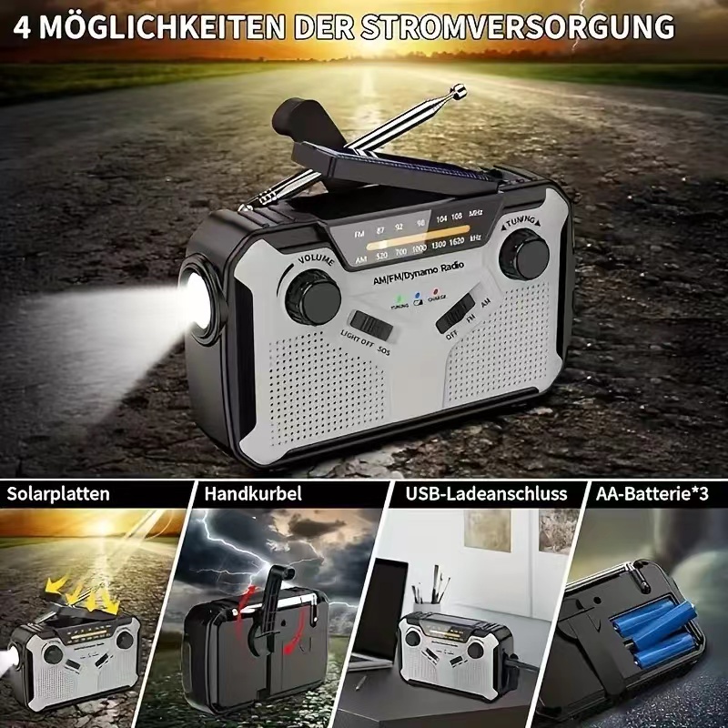 วิทยุพลังงานแสงอาทิตย์, AM/FM  - Fire Torch Solar บทวิจารณ์และราคา