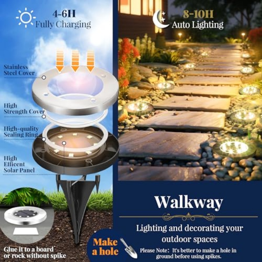 ไฟพื้นพลังงานแสงอาทิตย์ ไฟโซลา - Outdoor Lighting Ground บทวิจารณ์และราคา