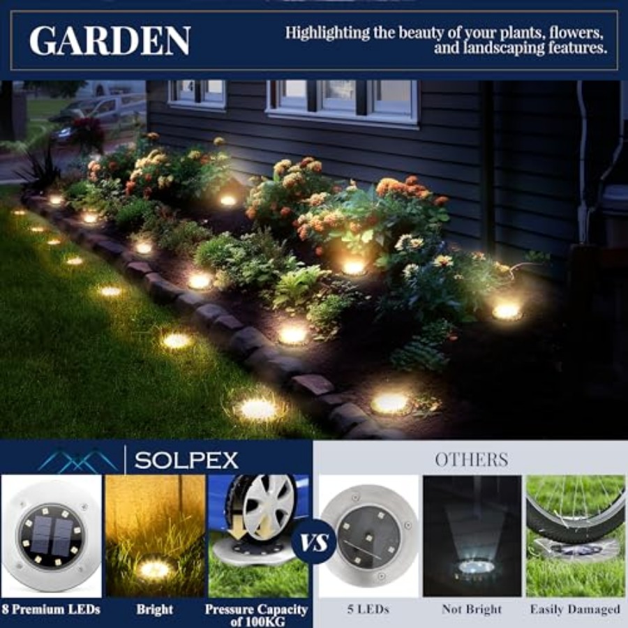 ไฟพื้นพลังงานแสงอาทิตย์ ไฟโซลา - Outdoor Lighting Ground บทวิจารณ์และราคา