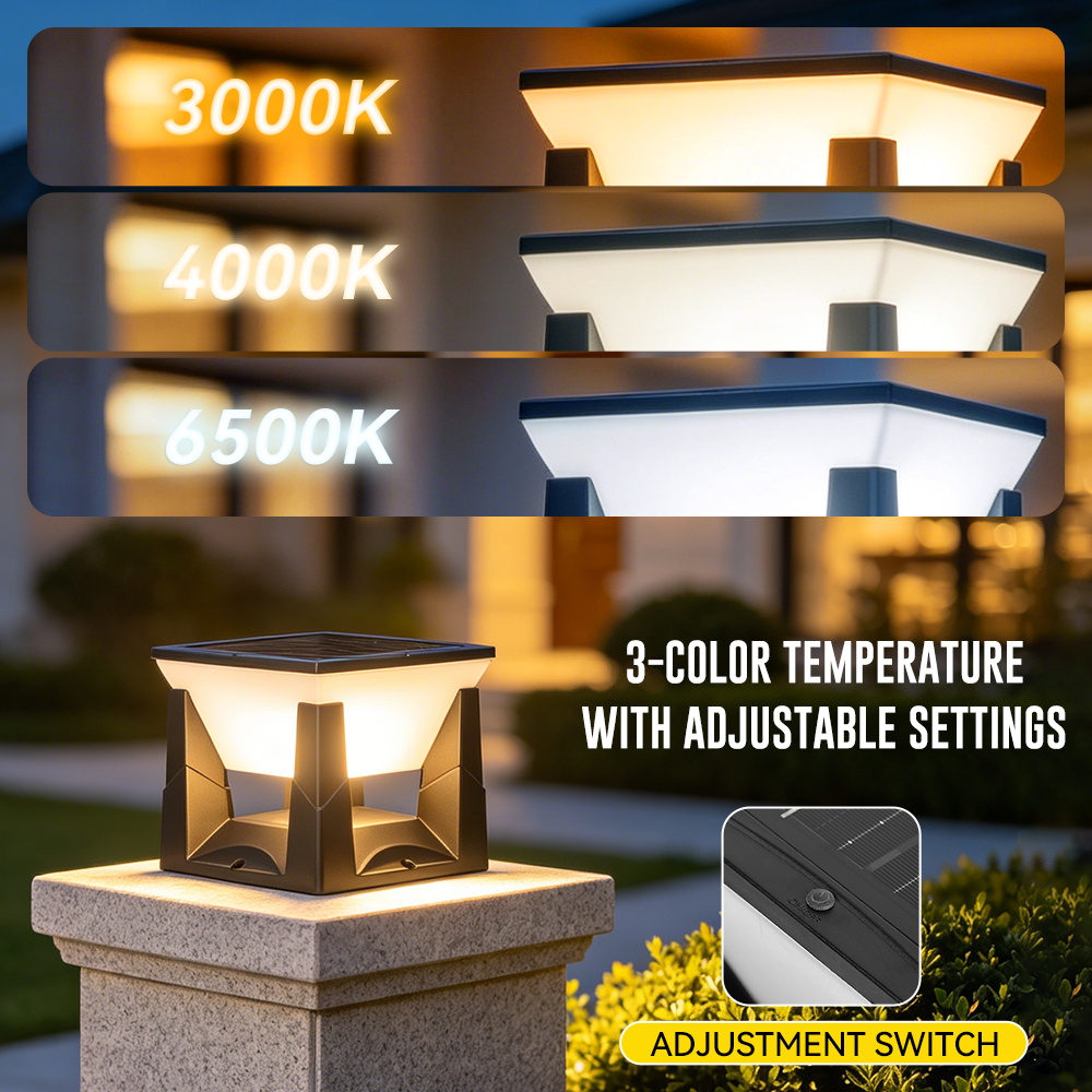 โคมไฟเสา LED พลังงานแสงอาทิตย์ - Outdoor Lighting Install บทวิจารณ์และราคา