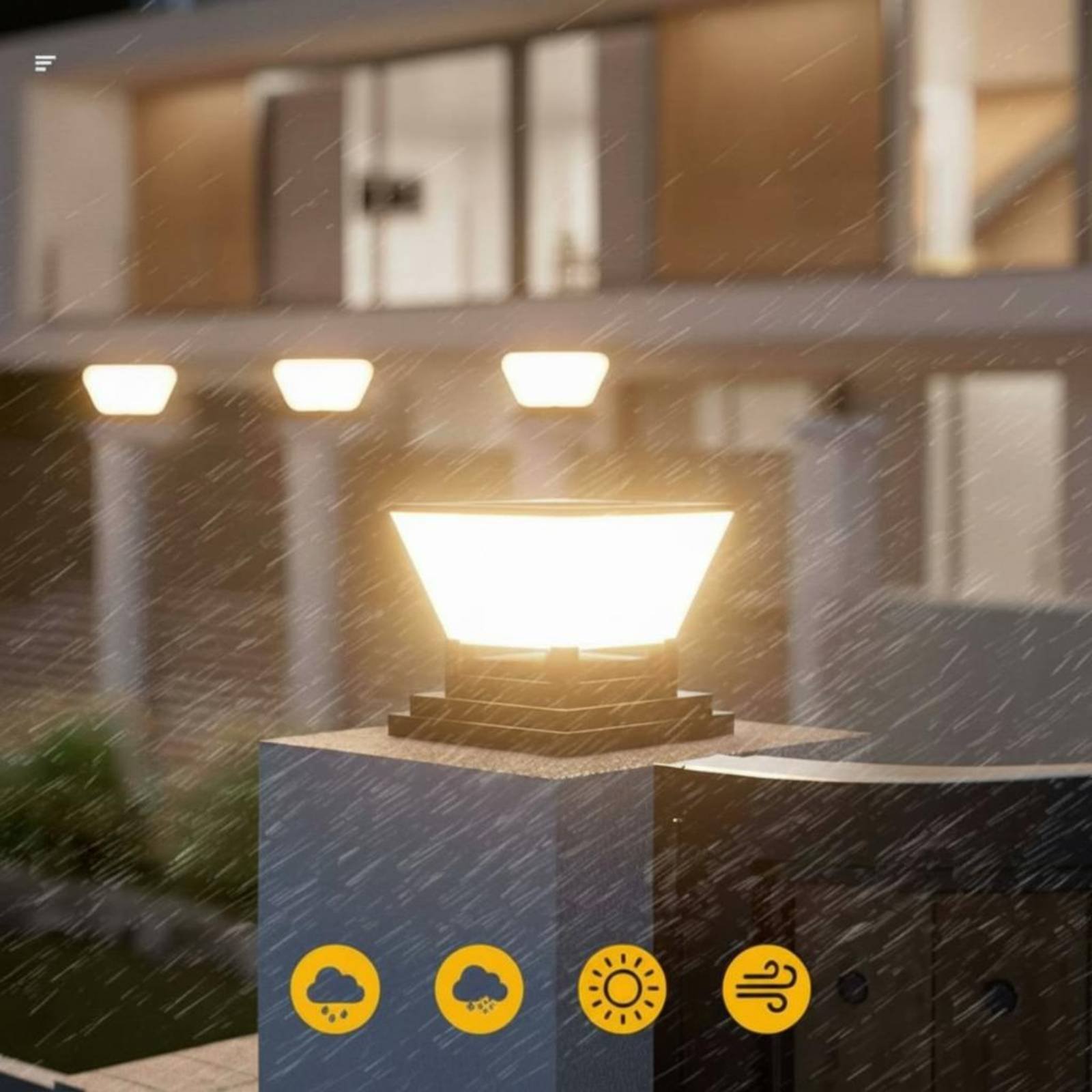 ไฟเสาโซลาร์เซลล์ ไฟรั้วโซลาร์เ - Outdoor Lighting Install บทวิจารณ์และราคา