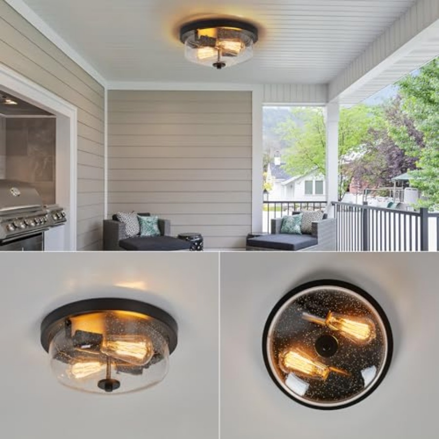 โคมไฟติดเพดานแบบฝัง โคมไฟระเบี - Outdoor Lighting Fixtures บทวิจารณ์และราคา
